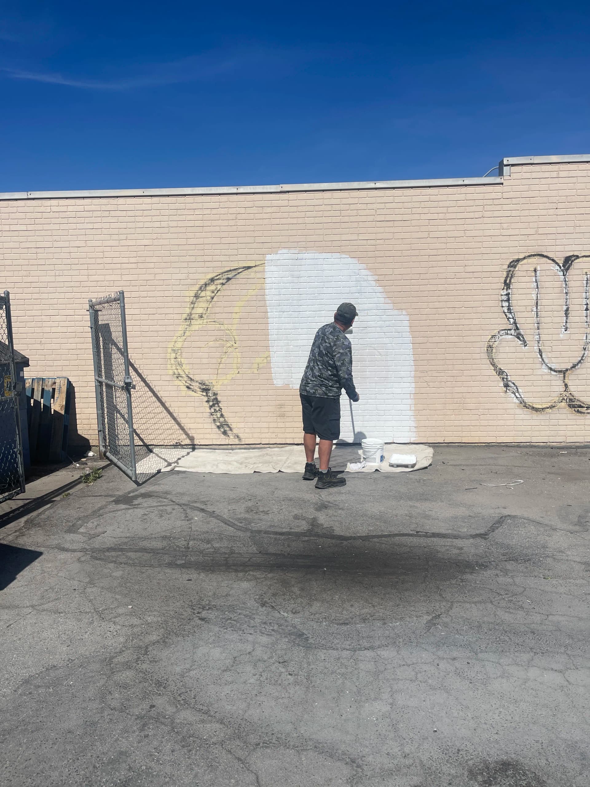 Gallery photos for Graffiti Removal and Paint-Over Gets This Taylorsville Building Looking Sharp Again: Image #8