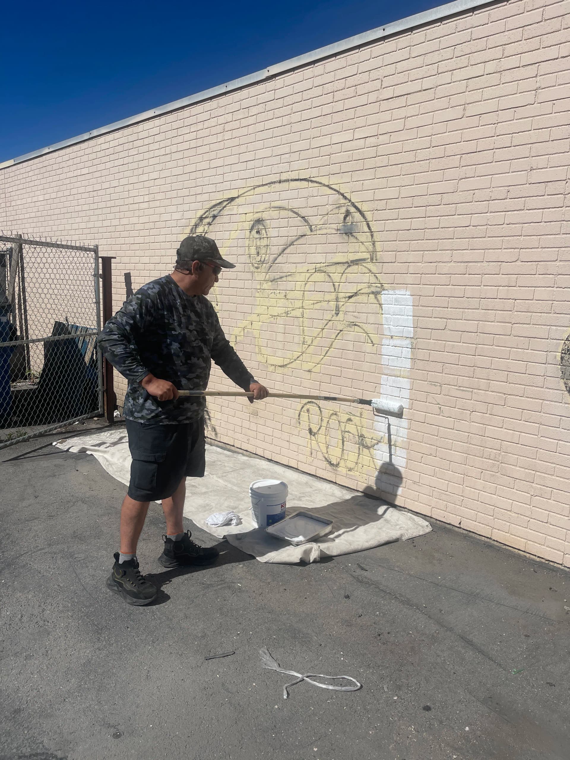 Gallery photos for Graffiti Removal and Paint-Over Gets This Taylorsville Building Looking Sharp Again: Image #7