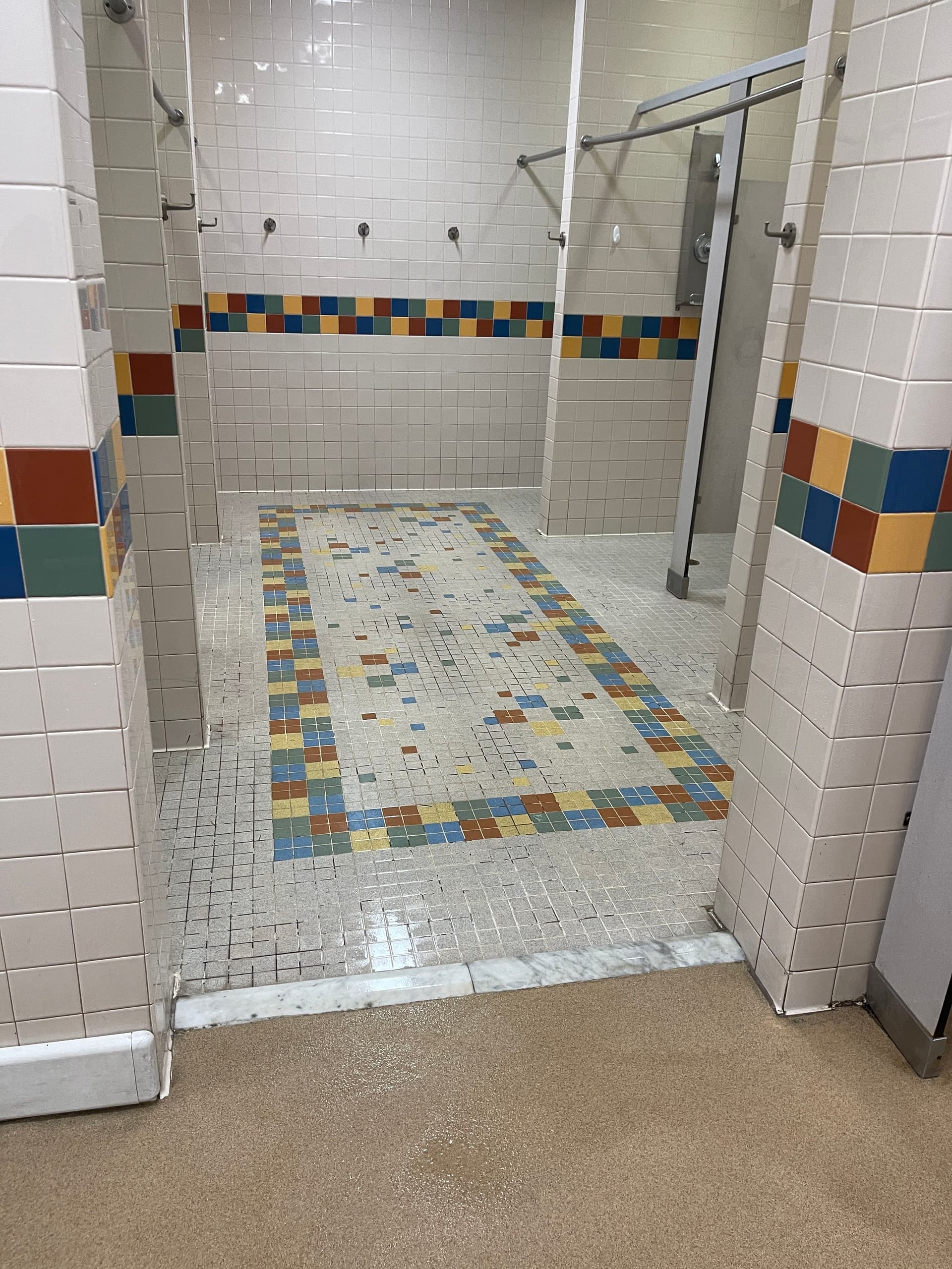 Gallery photos for Hot Water Pressure Washing the Gene Fullmer Rec Center Locker Rooms: Image #3