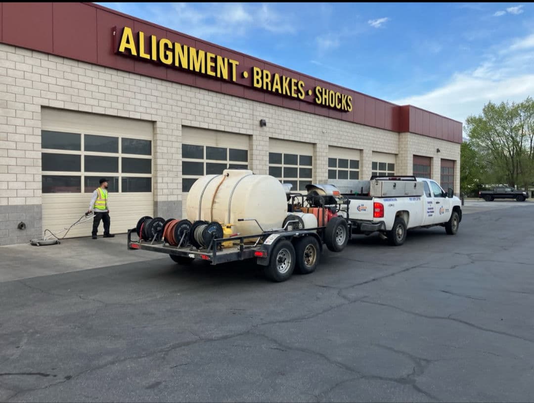 Gallery photos for Transforming Les Schwab with Professional Pressure Washing: Image #1