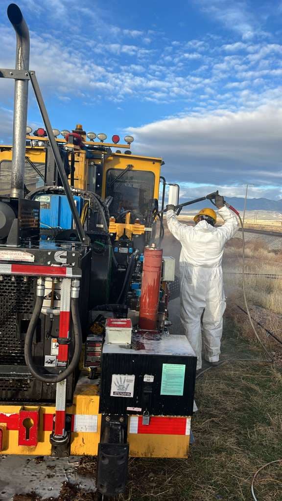 Heavy Equipment Pressure Washing in Rural Utah image