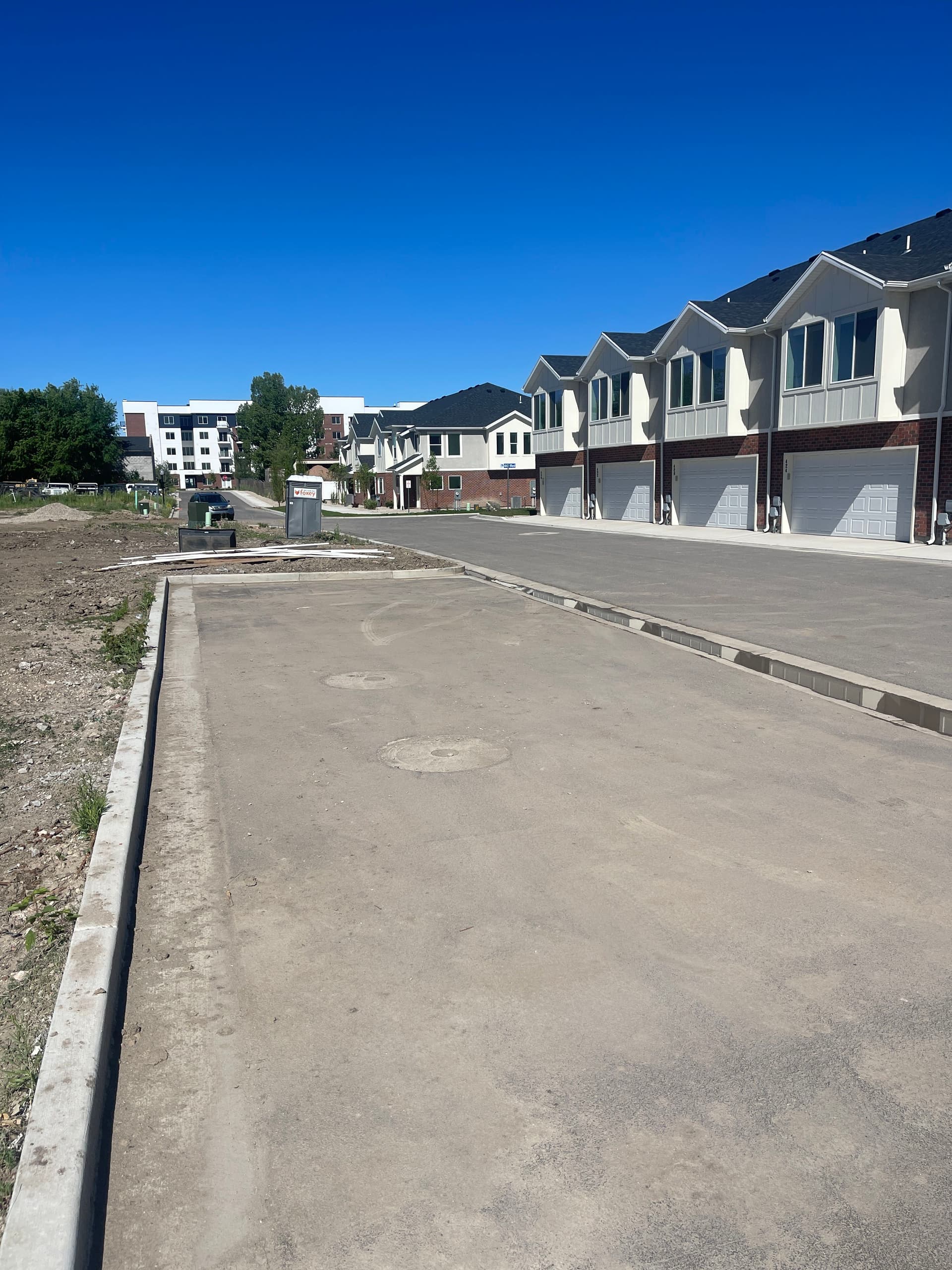 Gallery photos for Post-Construction Parking Area Pressure Washing in Ogden: Image #2