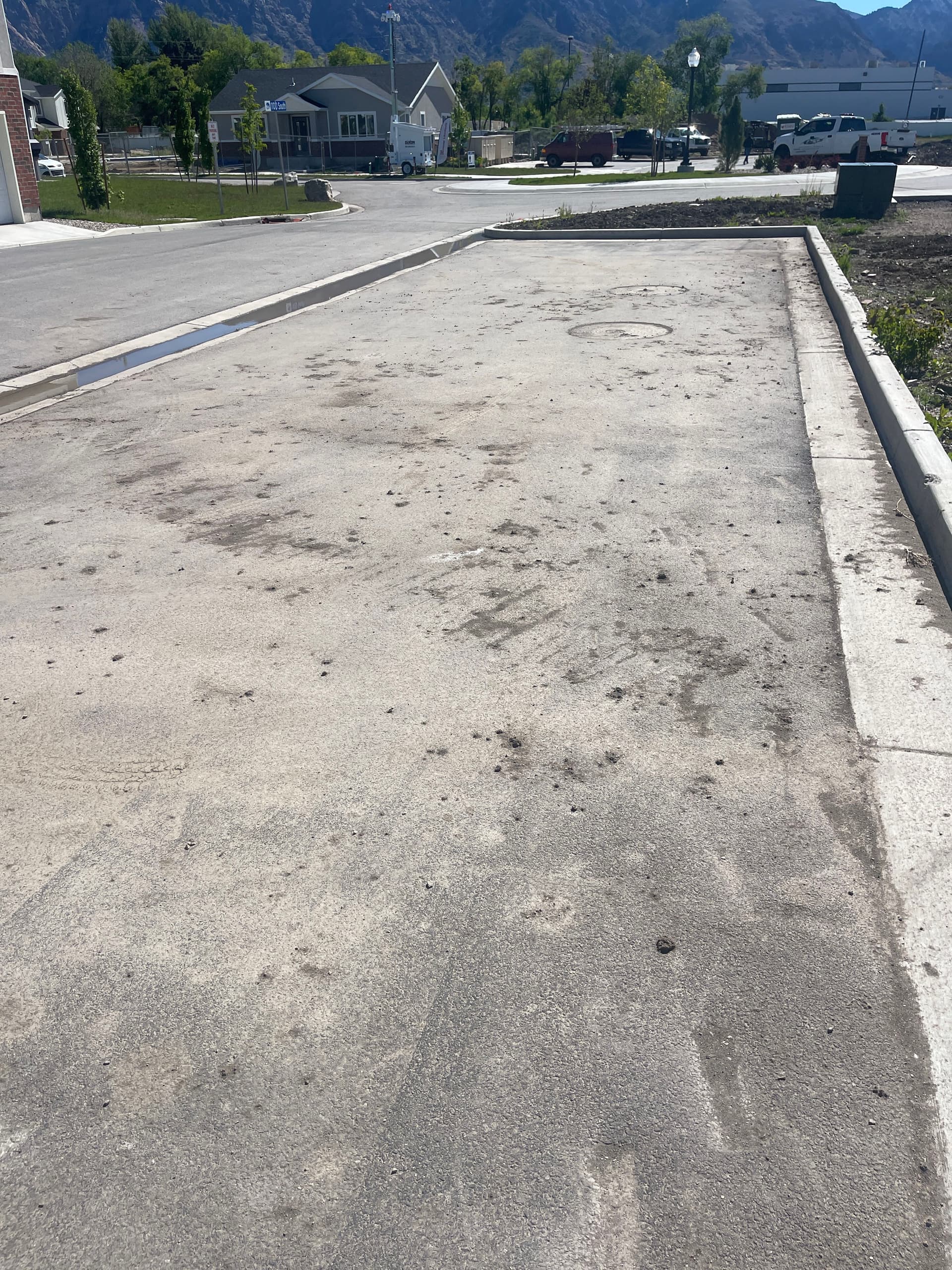 Gallery photos for Post-Construction Parking Area Pressure Washing in Ogden: Image #1