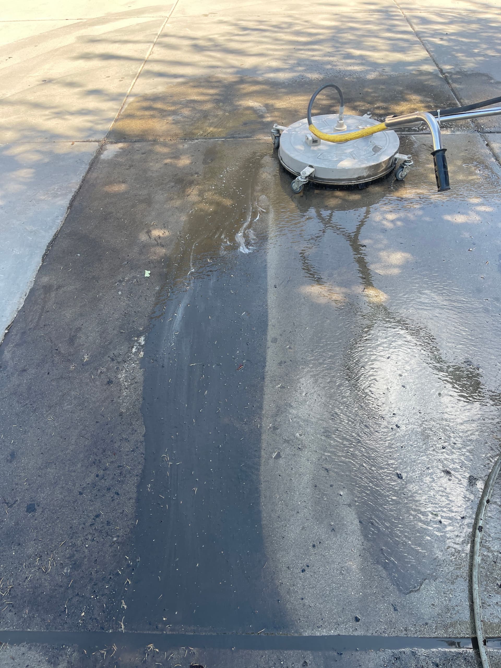 Gallery photos for Hydraulic Oil Stain Removed From South Jordan Driveway: Image #5