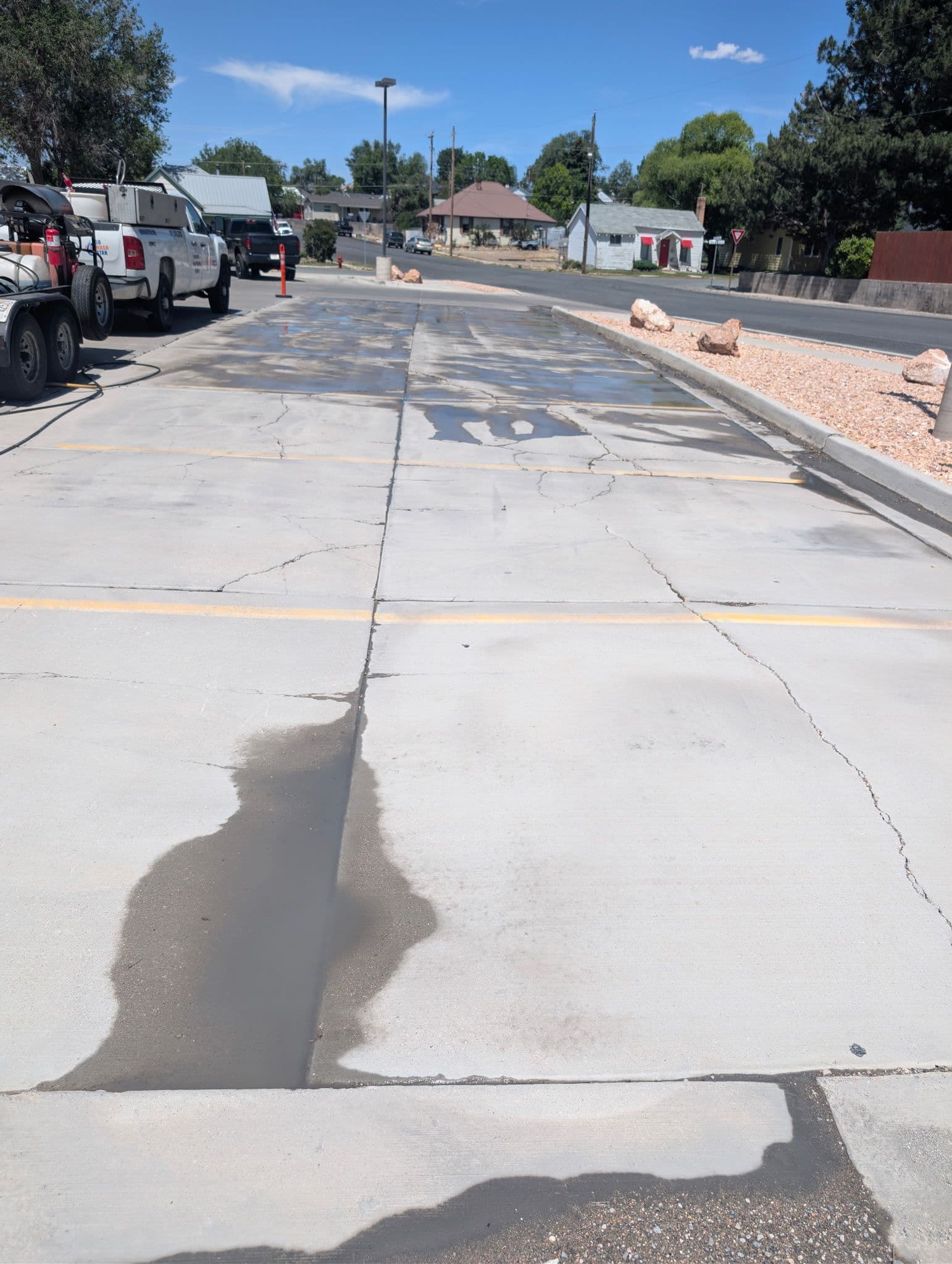 Gallery photos for Commercial Storefront and Parking Lot Pressure Washing in Milford UT: Image #3
