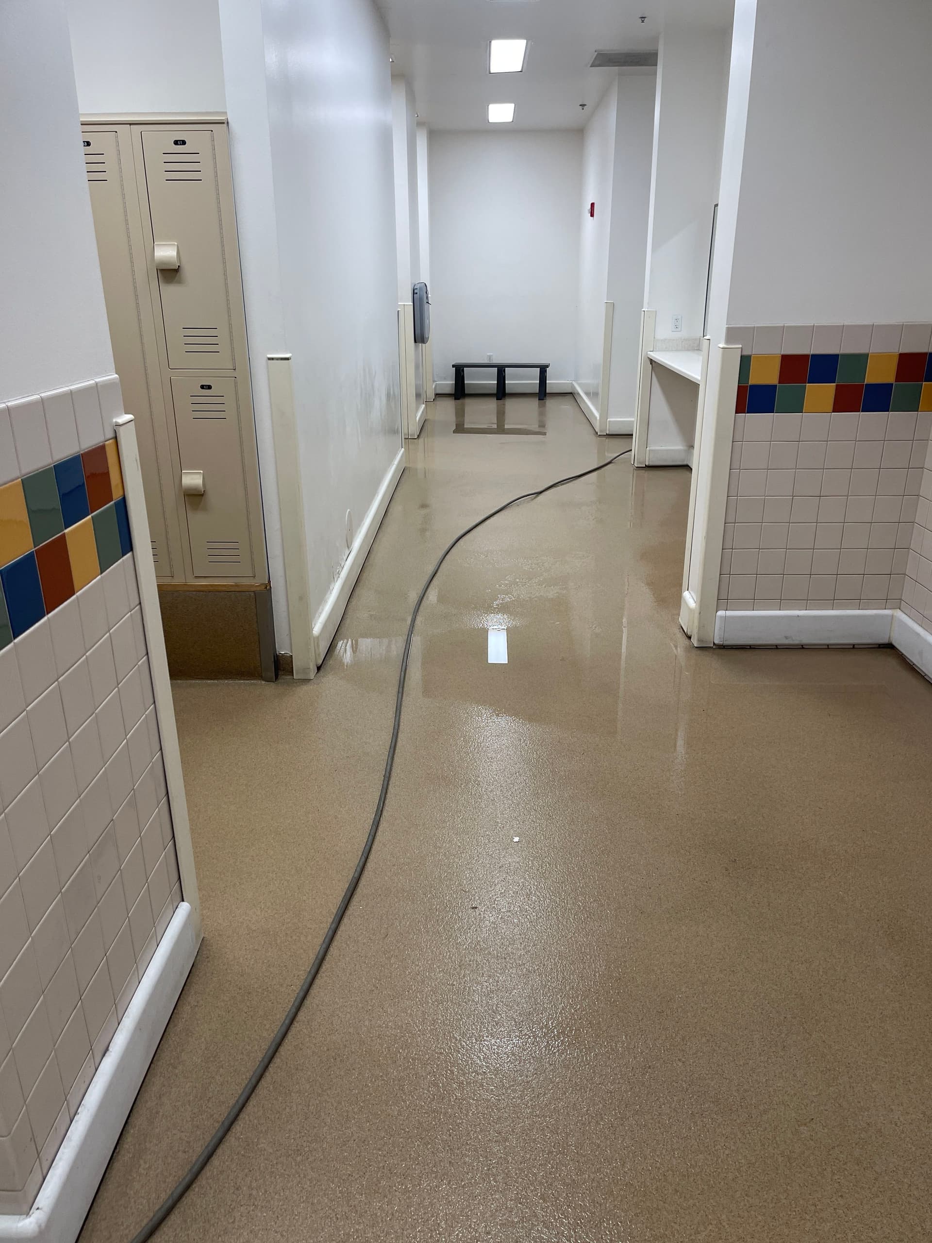 Gallery photos for Hot Water Pressure Washing the Gene Fullmer Rec Center Locker Rooms: Image #4