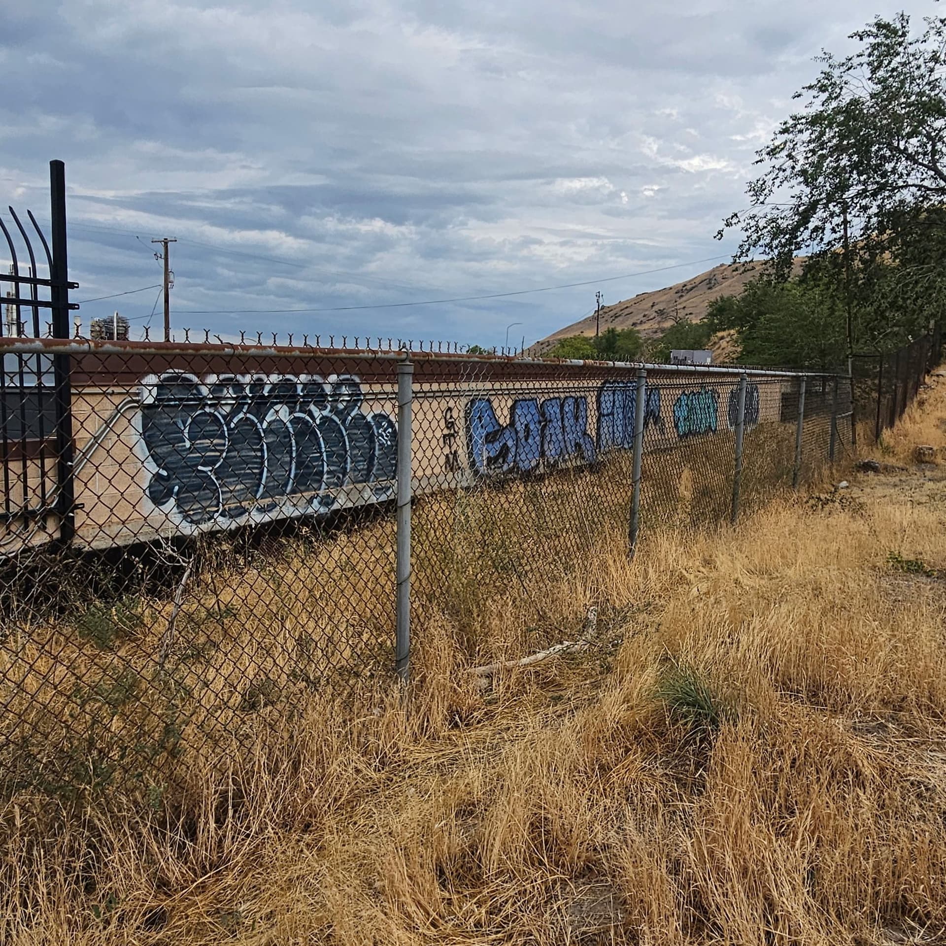 Gallery photos for Graffiti Removal at a Utah Storage Facility Wall: Image #1