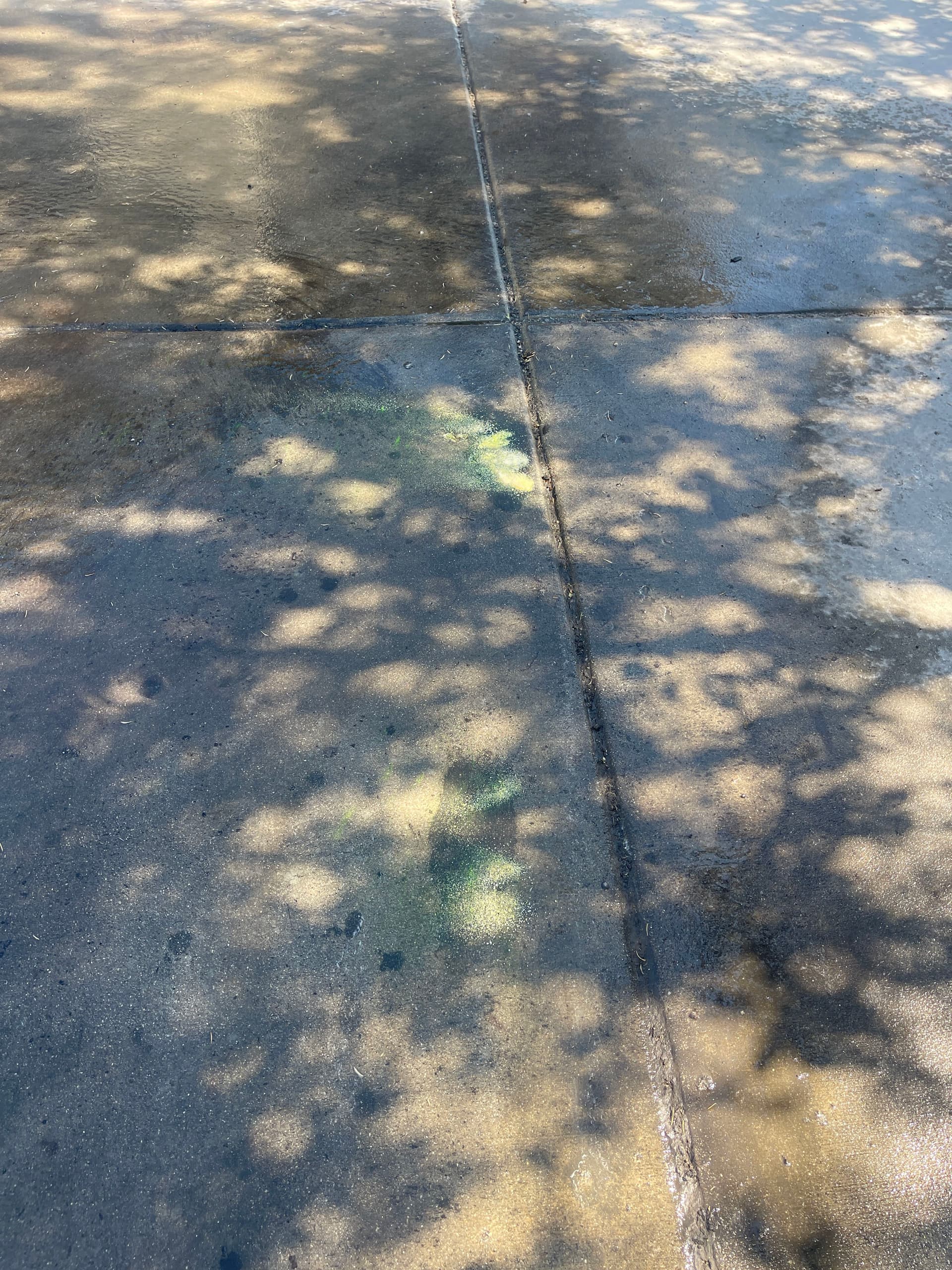 Gallery photos for Hydraulic Oil Stain Removed From South Jordan Driveway: Image #3