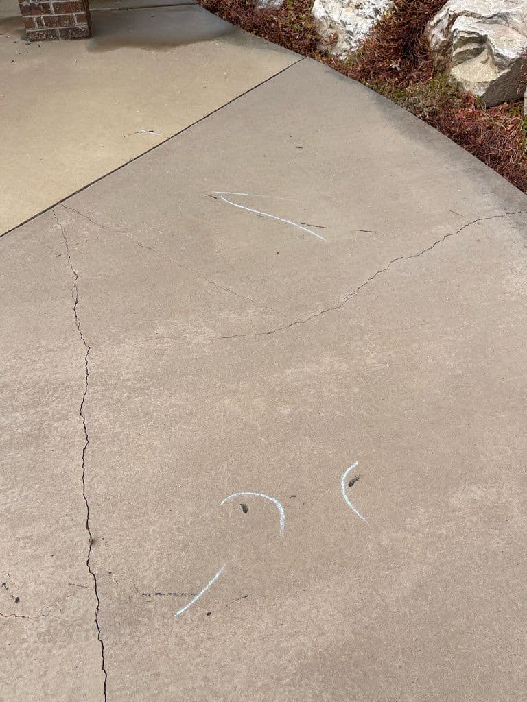 Concrete Walkway Pressure Washing in Alpine