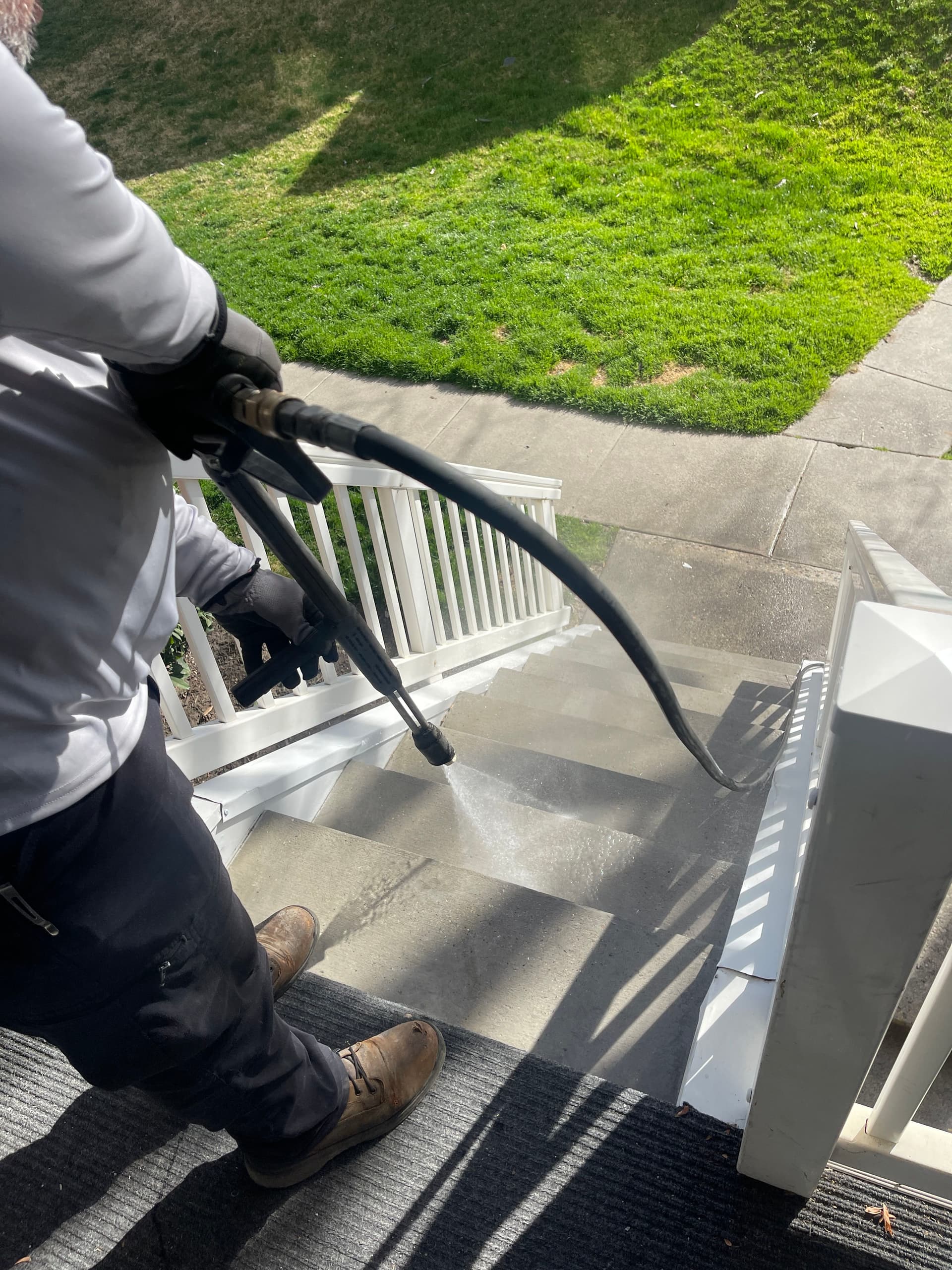 Gallery photos for Pool Deck and Staircase Pressure Washing at Windgate in Bountiful: Image #5