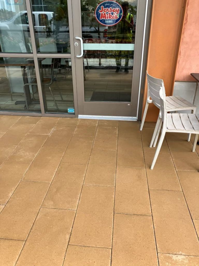 Project Freshly Cleaned Restaurant Patio at Jersey Mike's Farmington image