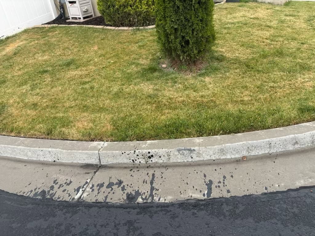 Gallery photos for Pressure Washing Revamps Sidewalks and Curbs in Utah: Image #1