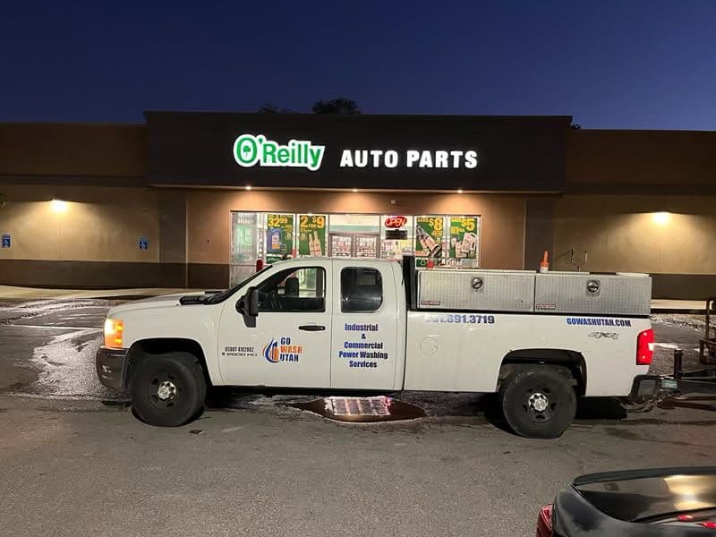 Gallery photos for Transformative Pressure Washing at Auto Parts Store: Image #2