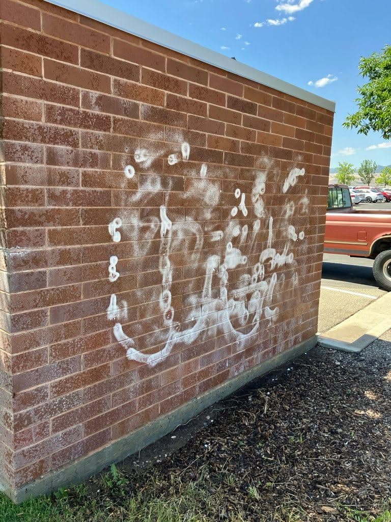 Gallery photos for Graffiti Removal Success at Cyprus Credit Union: Image #1