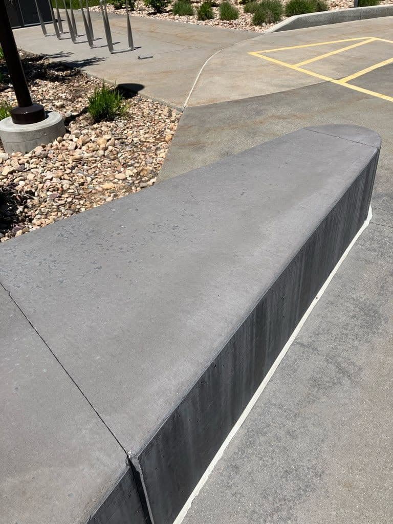 Transformative Concrete Bench Cleaning by Go Wash Utah image