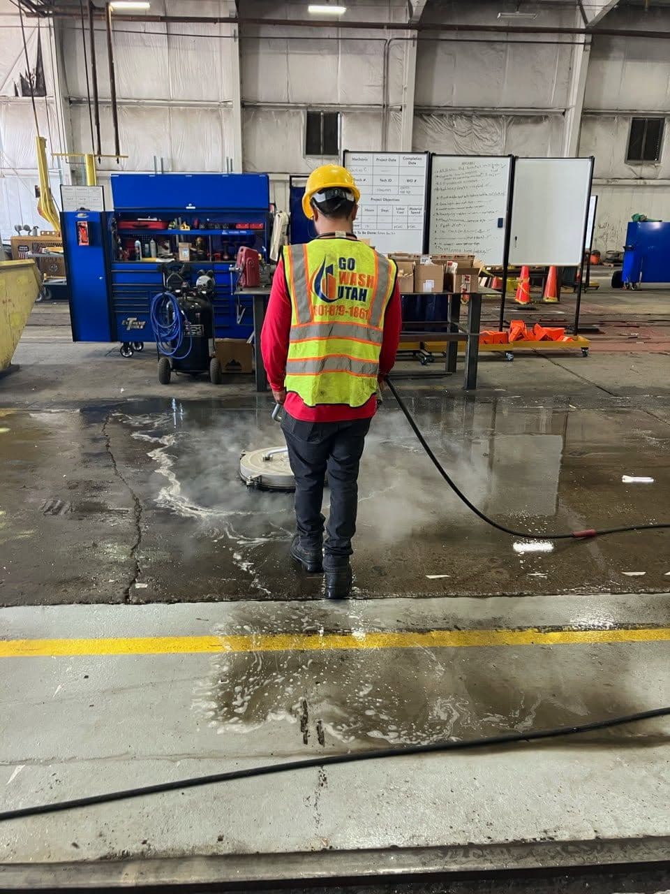 Gallery photos for Industrial Floor Transformation in North Salt Lake: Image #1