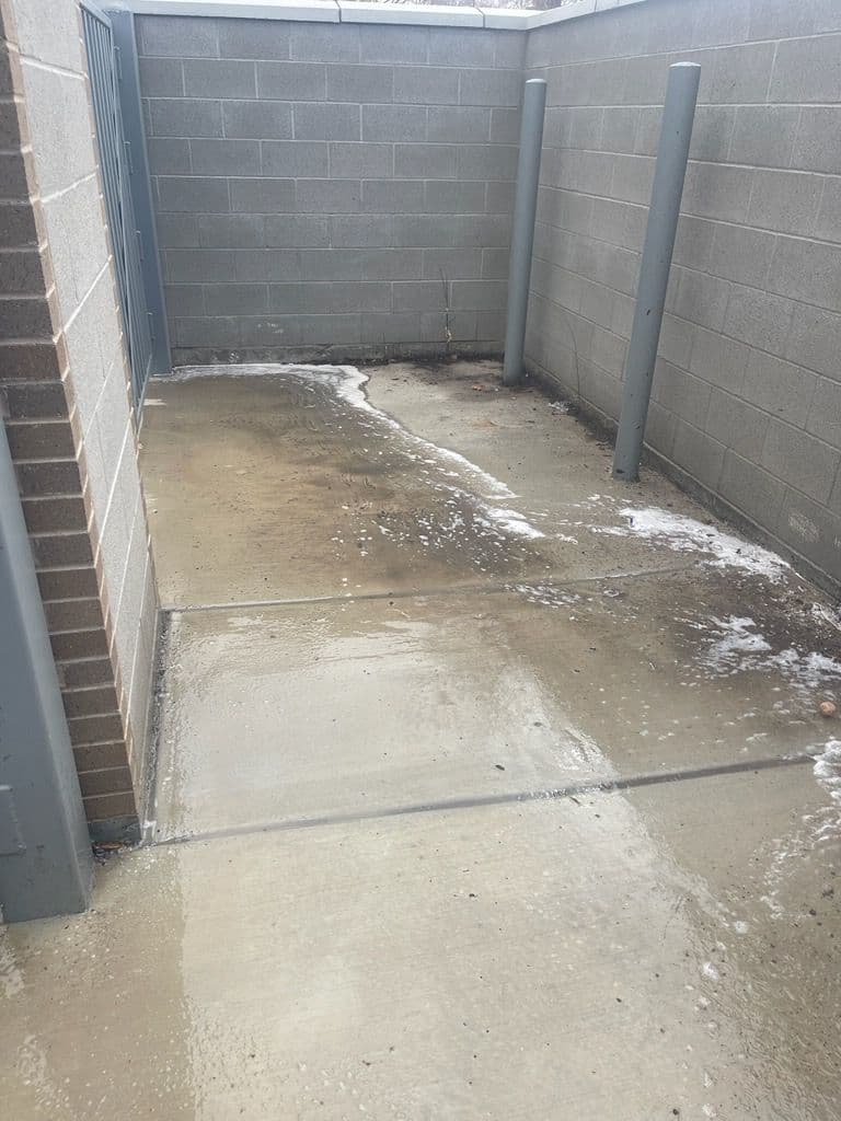 Gallery photos for Dumpster Pad Cleanup with Precision Pressure Washing: Image #3
