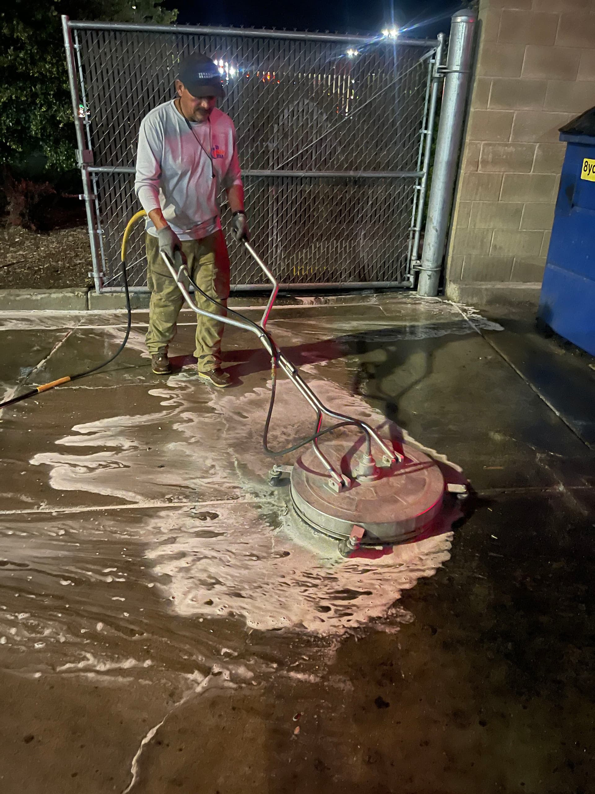 Gallery photos for Night Shift Dumpster Pad Pressure Washing at Rumbi Island Grill in American Fork: Image #8