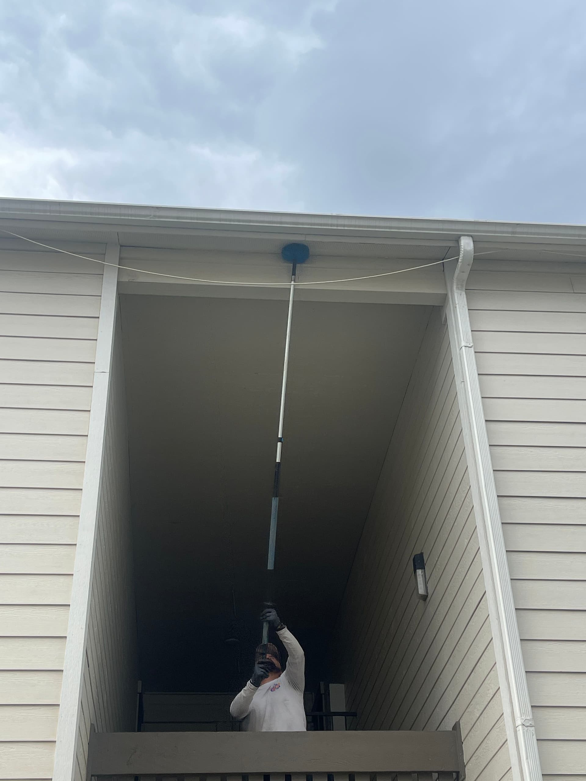 Gallery photos for Apartment Breezeway Pressure Washing and High Dusting in Bountiful: Image #1