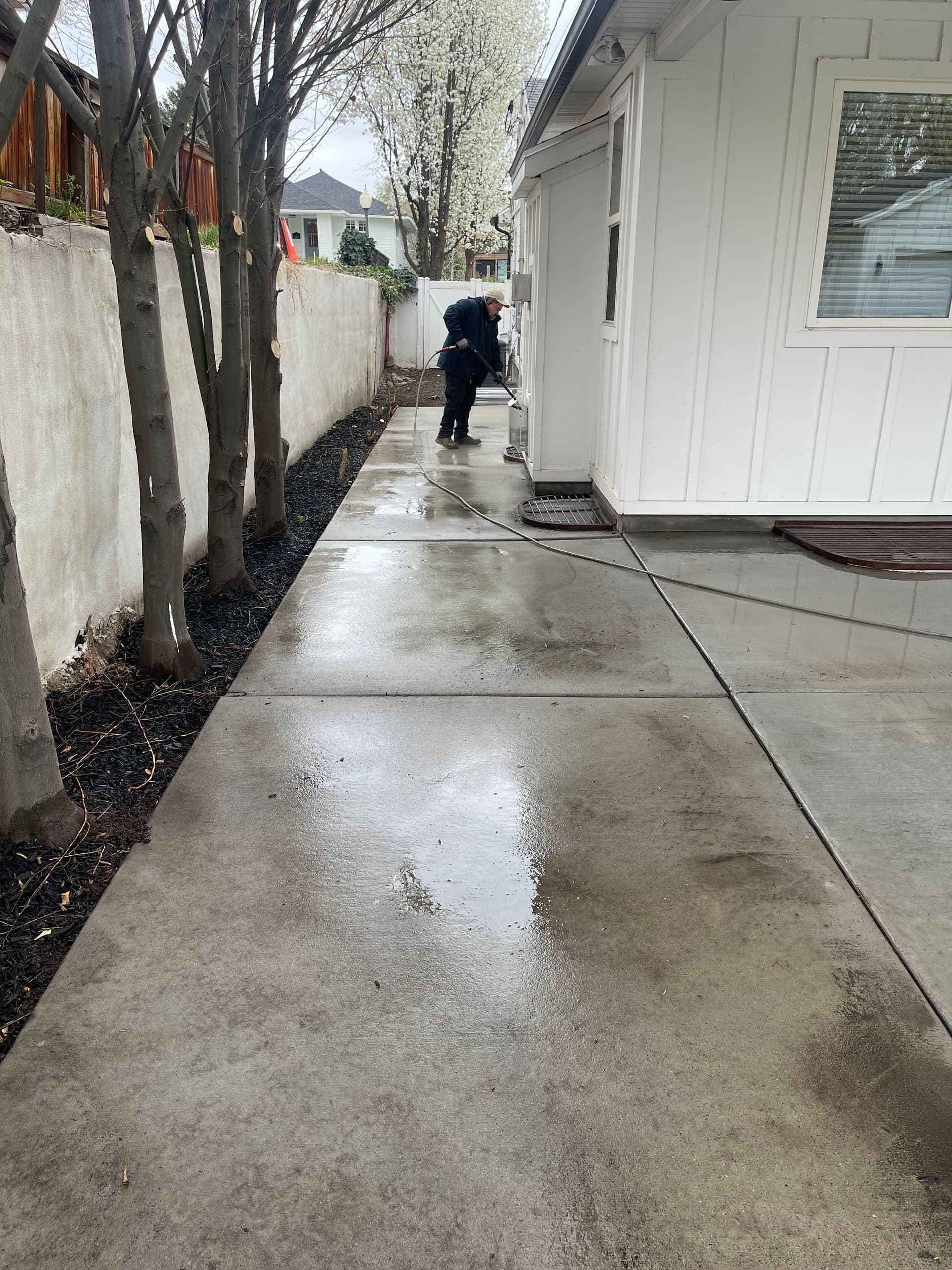 Gallery photos for Driveway Pressure Washing on Princeton Ave: Image #1