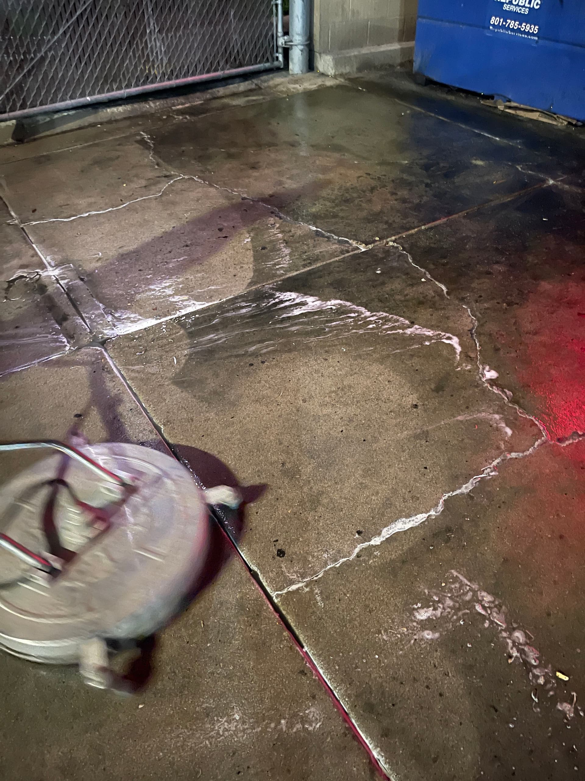 Gallery photos for Night Shift Dumpster Pad Pressure Washing at Rumbi Island Grill in American Fork: Image #7