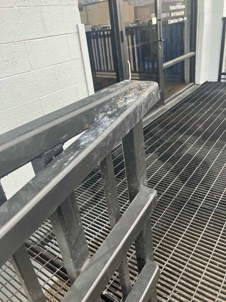Gallery photos for Pressure Washing and Restoration for California Ave Business Railings: Image #3