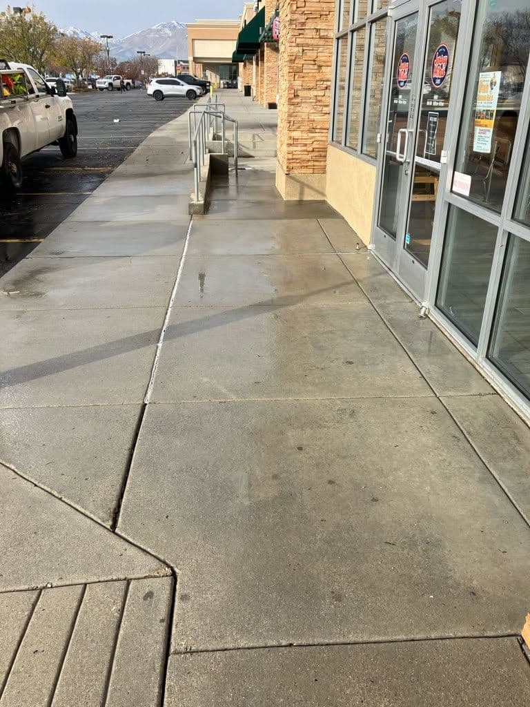 Gallery photos for Stunning Sidewalk Makeover at Jersey Mike's: Image #1