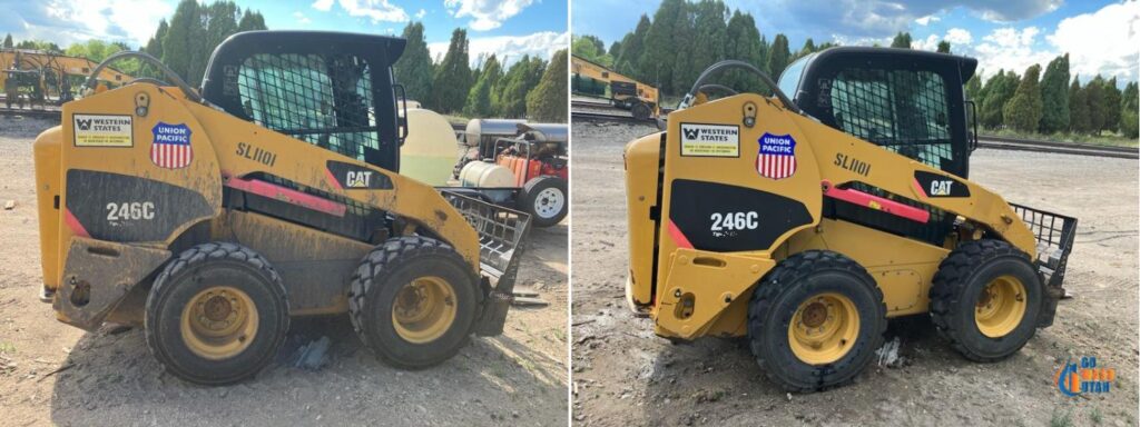 Power Washing Heavy Construction Equipment By Go Wash Utah