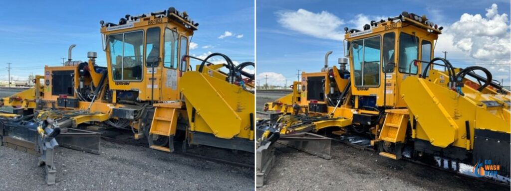 Union Pacific 6 Power Washing Industrial Equipment Before After