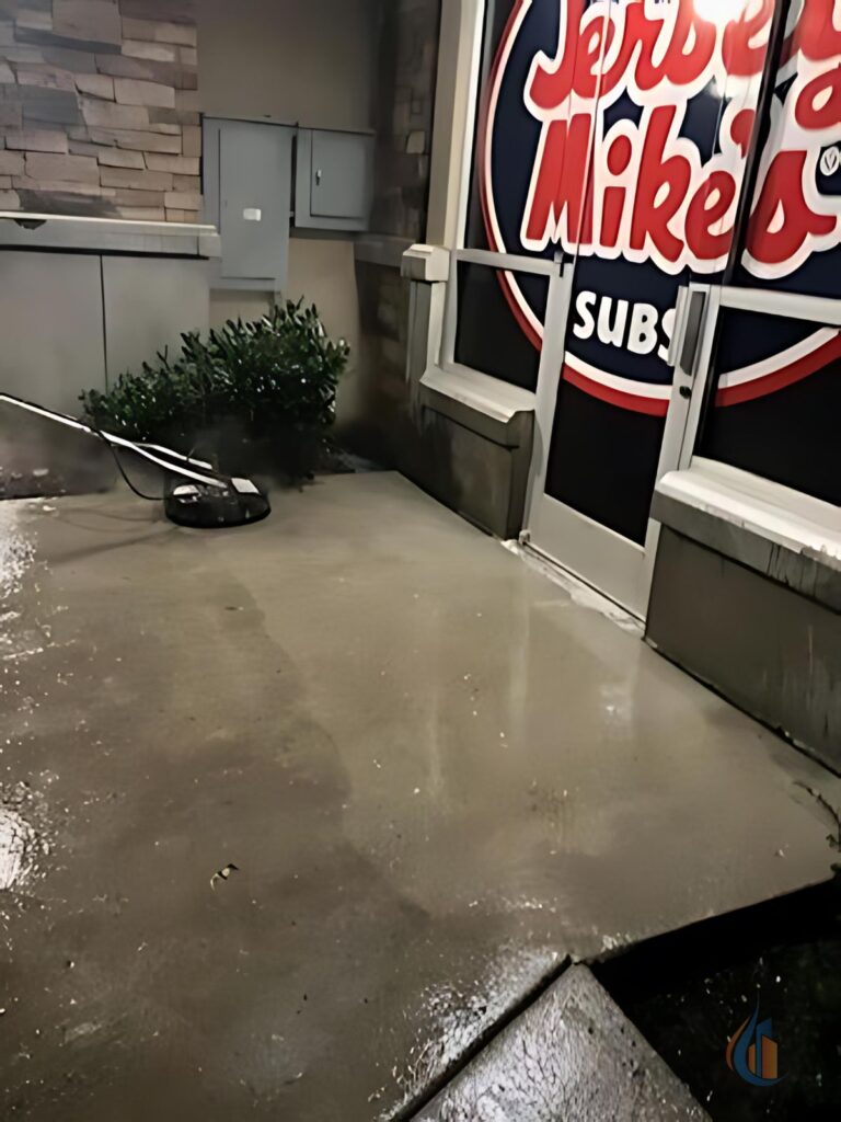 4 Jersey Mikes Subs Pressure Wash Floor Cleaning by Go Wash Utah