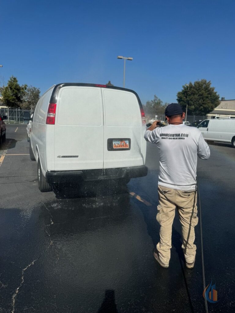 1 Pressure Power Washing Vehicles for Salt Lake City School District by Go Pave Utah