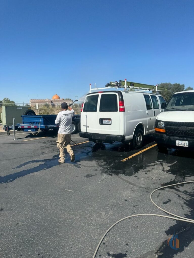 2 Pressure Power Washing Vehicles for Salt Lake City School District by Go Pave Utah